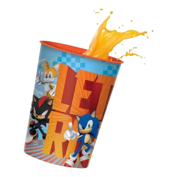 Sonic Designware 16oz Party Cups Lot of Four Plastic Favor Stadium Keepsake Cup - Picture 4 of 4